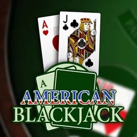 American Blackjack slot logo by Habanero at Hercules Casino