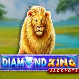 Diamond King Jackpots game by SpinPlay Games – logo hosted on Hercules Casino