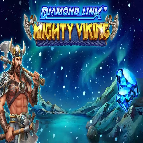 Slots logo of Diamond Link Mighty Viking from Greentube at Hercules Casino