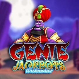 Genie Jackpots Wishmaker slot logo by Blueprint Gaming at Hercules Casino