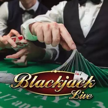 Official Live Casino logo: Live Blackjack by Evolution at Hercules Casino