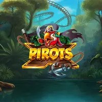 Pirots X game by ELK Studios – logo hosted on Hercules Casino