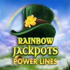 Rainbow Jackpots Power Lines slot visual from Red Tiger Gaming available on herculescasino.eu